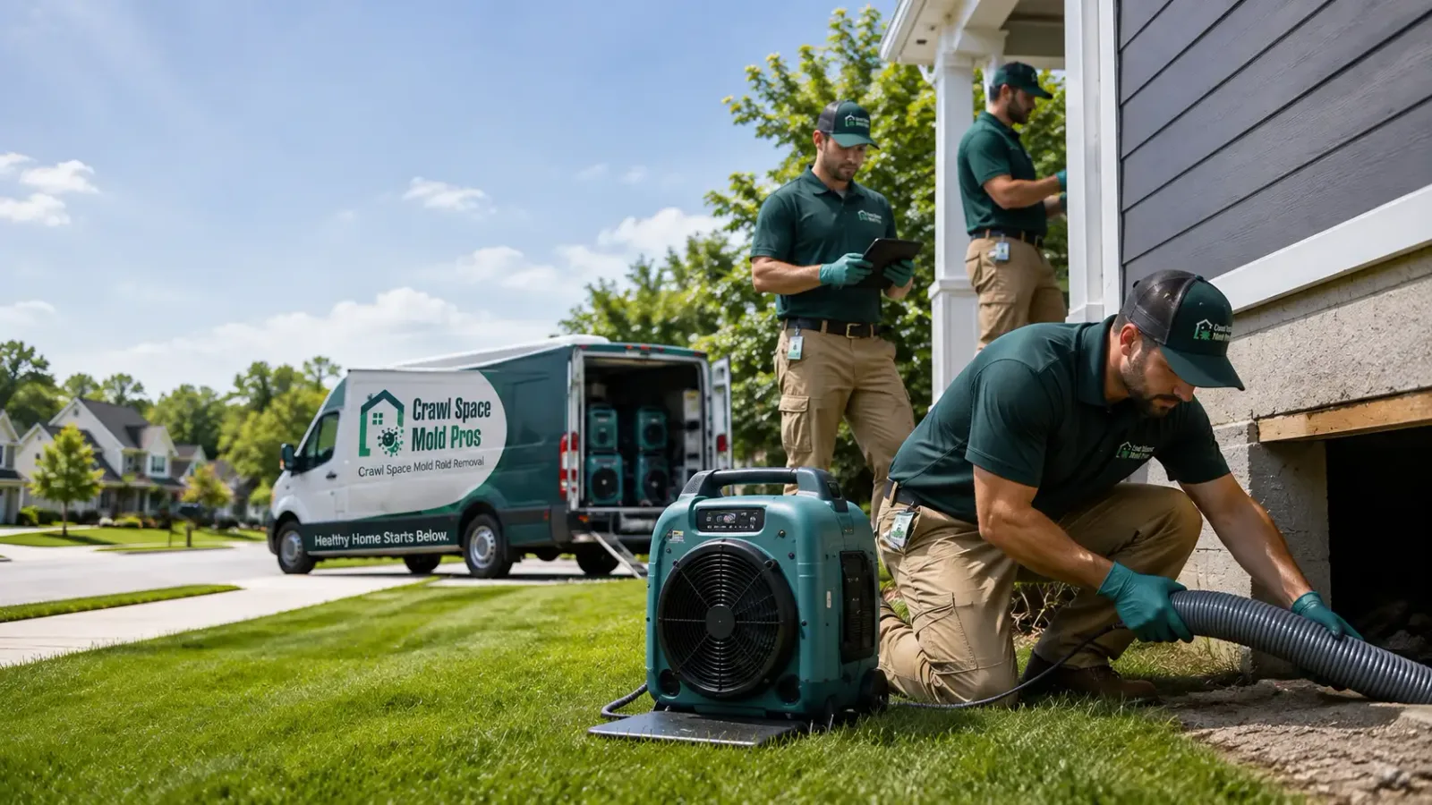 Crawl Space Mold Removal in Terre Haute, IN